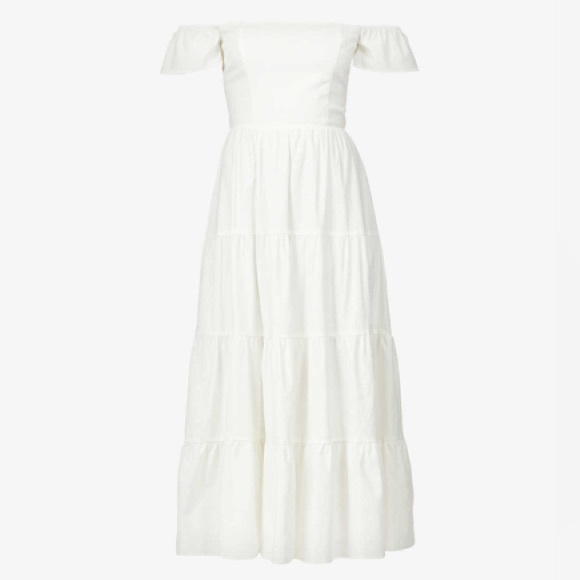 NWT Reformation Derek Tiered Maxi Dress - Picture 3 of 10